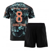 Maglia Calcio Bayern Munich Leon Goretzka #8 Seconda Divisa Bambino 2024-25 Manica Corta (+ pantaloncini)